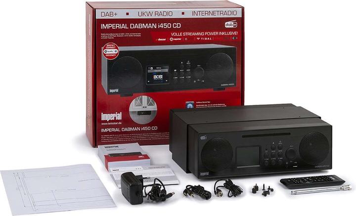 Actual product image Imperial Dabman i450 CD (DAB+, Web radio, VHF, FM, Bluetooth, Wi-Fi)