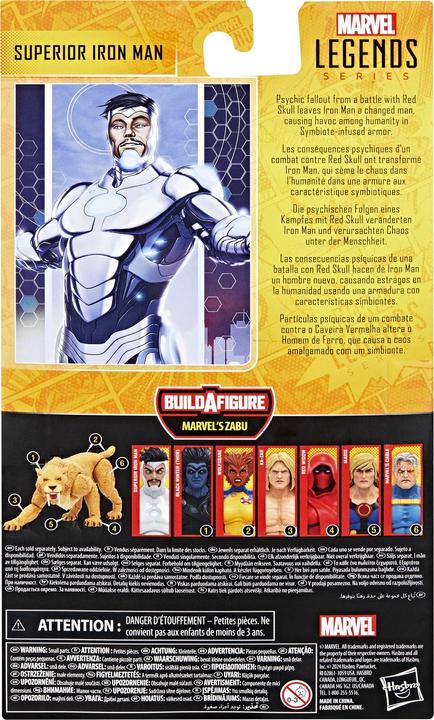Actual product image Hasbro Marvel Legends action figure Superior Iron Man 15 cm
