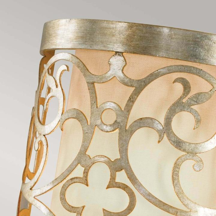 Produktbild Elstead Lighting Arabesque Wandleuchte E14 Blattsilber Patina (E14)