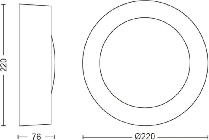 Actual product image Philips Hue Daylo Base (1050 lm)