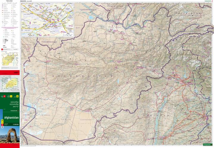 Produktbild Afghanistan, Strassenkarte 1:1.100.000, freytag & berndt