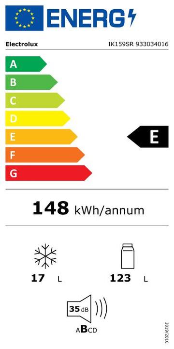 Energie-Label Electrolux IK159SR (140 l)