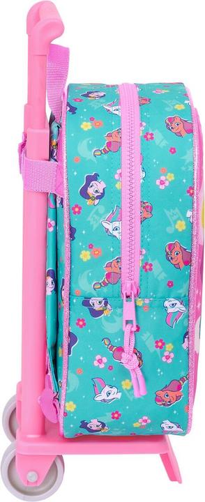 Image du produit My Little Pony Sac à dos scolaire à roulettes Magic rose turquoise 22 x 27 x 10 cm
