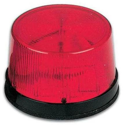 Perel LED-BLITZLICHT - ROT - 12 VDC - ø 77 mm