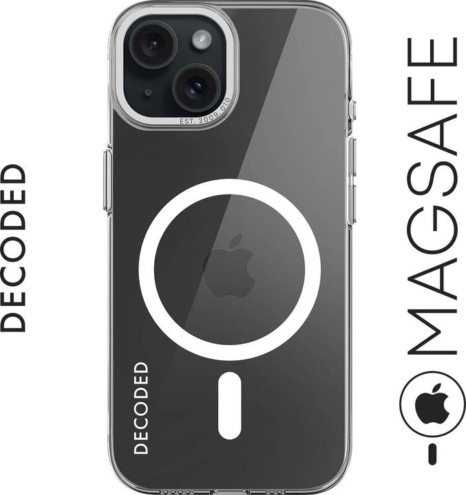 Produktbild Decoded Recycled Plastic Backcover iPhone 15 Transparant (Apple iPhone 15)