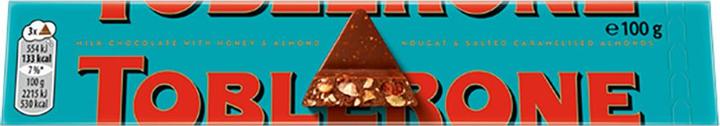 Valori nutrizionali e ingredienti Toblerone Mandorle croccanti (100 g)