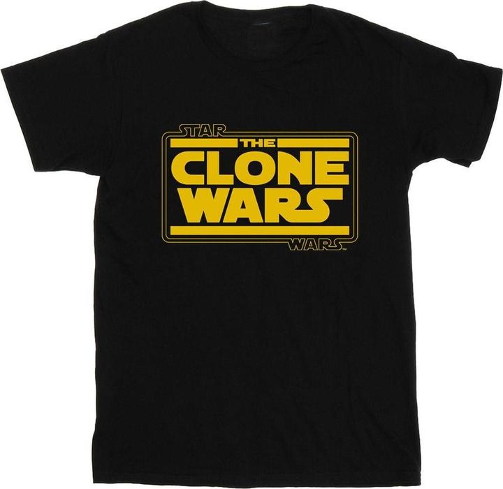 Produktbild Star Wars Clone Wars Logo TShirt Jungen (140, 146)