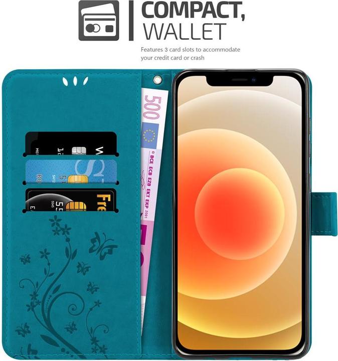 Immagine prodotto Cadorabo Copertina del libro a fiori (Apple iPhone 12 mini)