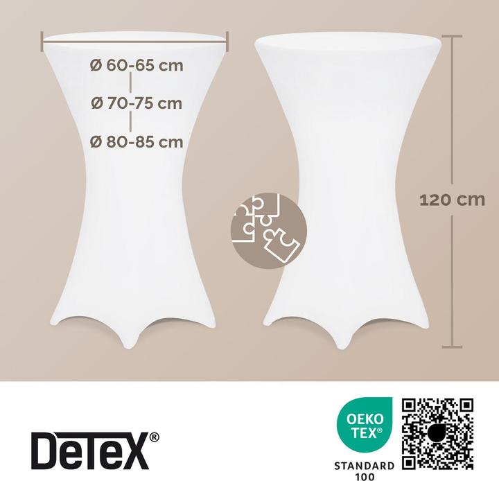 Produktbild Detex Stehtisch Hussen 5er Set
