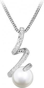 Produktbild Silver Cat Charming Zirconia Pearl Necklace SC494 (Chain. Pendant)