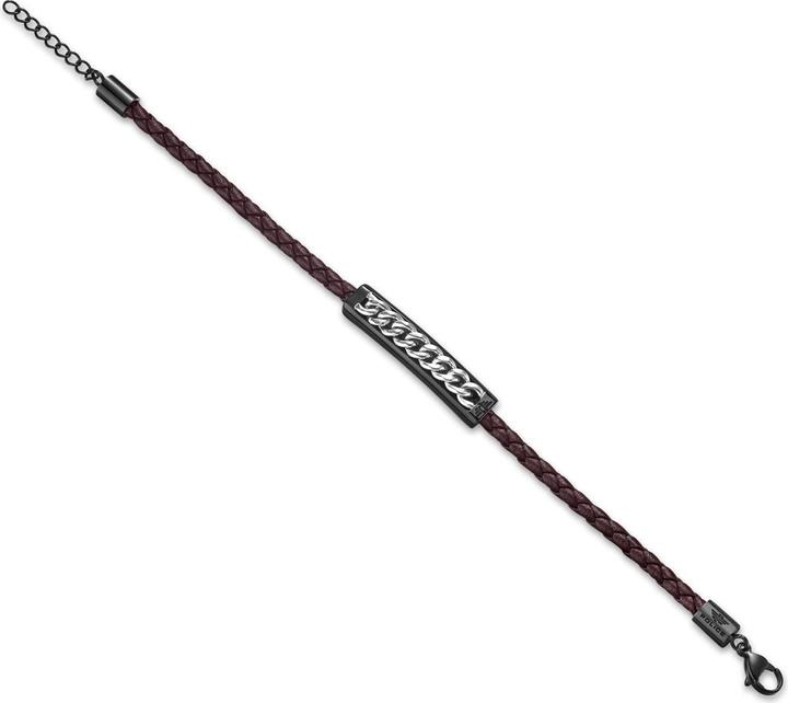 Image du produit Police Bracelet gras (18 cm, Acier inoxydable)