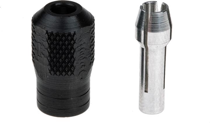 Actual product image Dremel Collet set (clamping nut, collets 0.8 / 1.6 / 2.4 / 3.2 mm) (5 pieces)