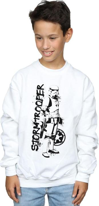 Image du produit Star Wars - Sweat THE MANDALORIAN SPLAT STORMTROOPER - Garçon (152, 158)