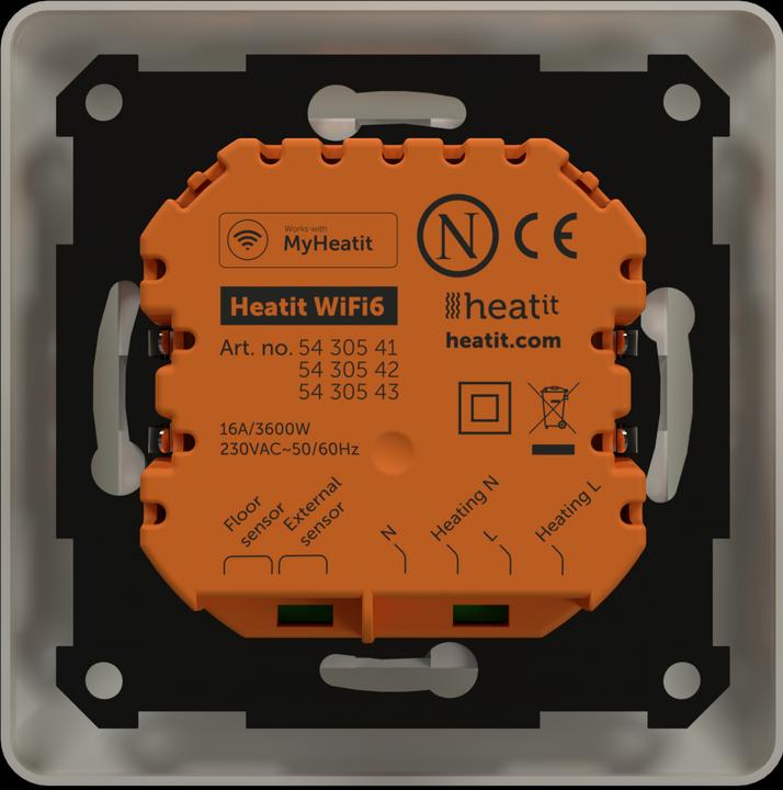 Produktbild Heatit WiFi6 Thermostat (White RAL 9010)