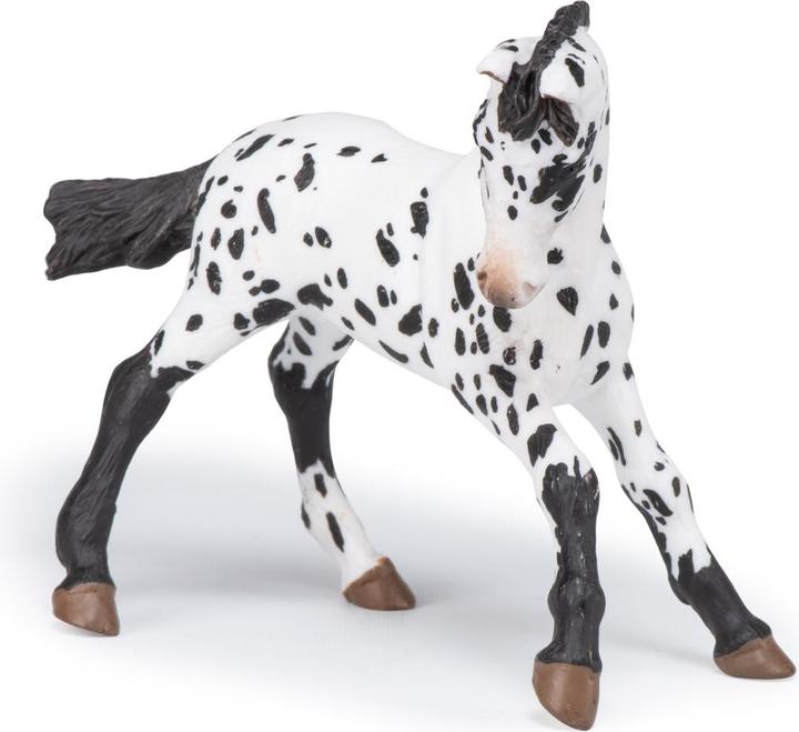 Actual product image Papo Appaloosa foal black