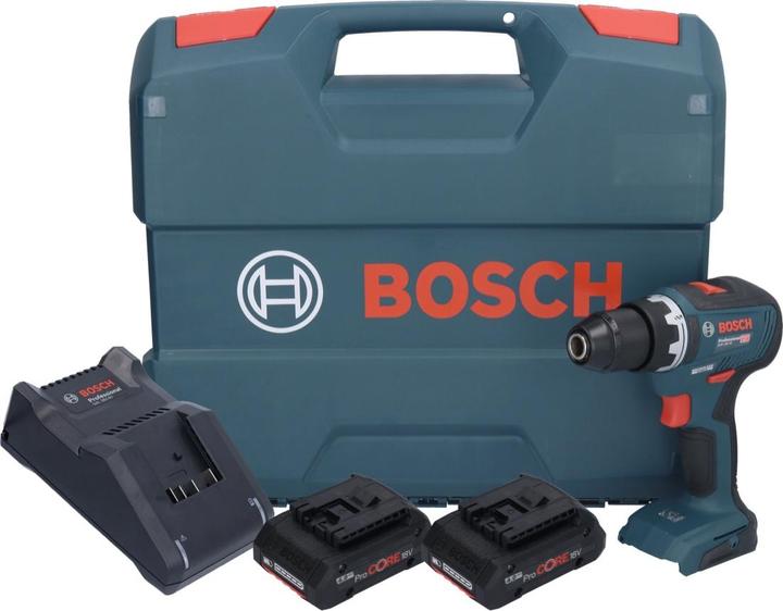 Actual product image Bosch Professional Bosch GSR 18V-55 Professional cordless drill driver 18 V 55 Nm brushless + 2x ProCORE rechargeable (Rechargeable battery operated)