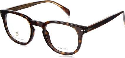 Actual product image David Beckham Unisex Sunglasses 48 086/22 Havana
