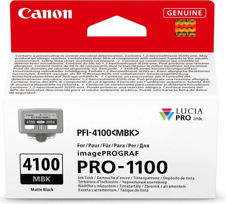 Energy Label Canon PFI-4100 MBK matte black (FC)