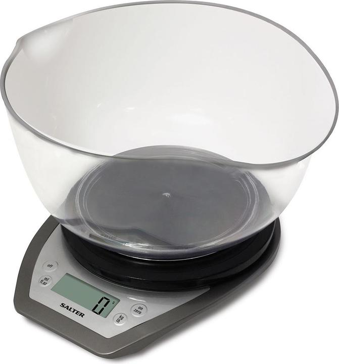 Image du produit Salter 1024 SVDR14 Échelles de cuisine électroniques avec double bol mélangeur argenté