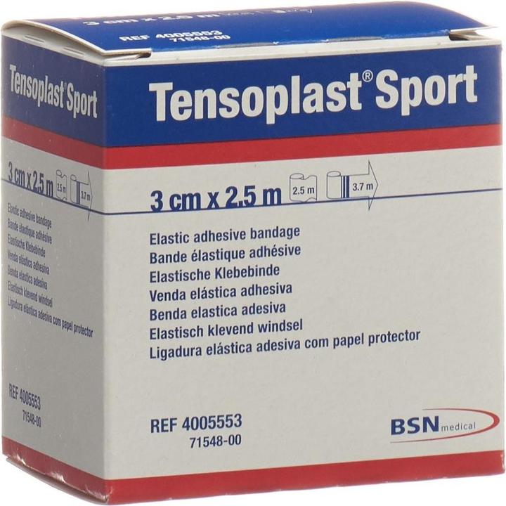Produktbild BSN Tensoplast® Sport 3 x 2.5 m weiss (2.50 m)
