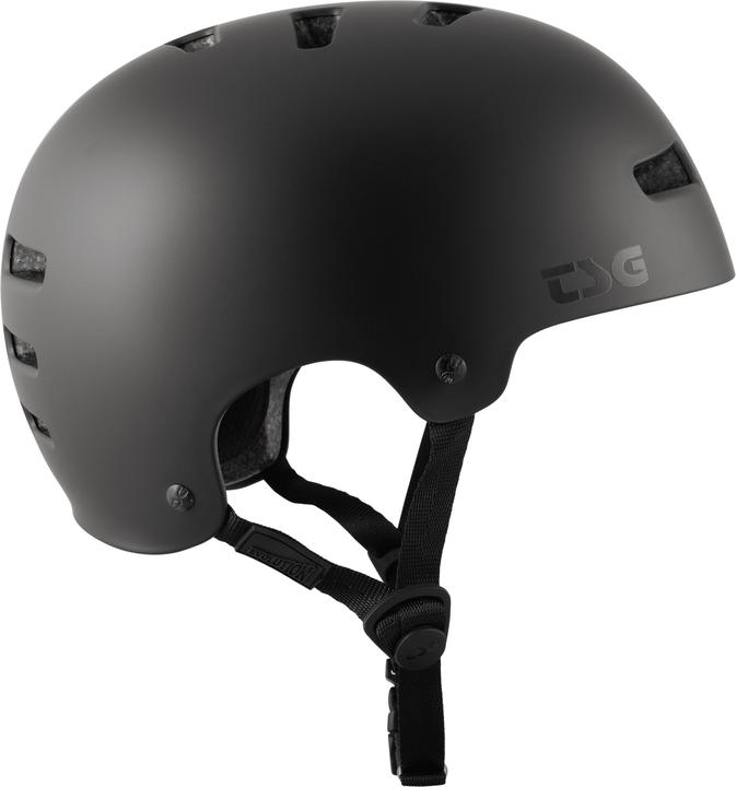 Produktbild TSG Helmet Evolution Solid Color Satin Dark Black 2022 (59 - 60.5 cm)