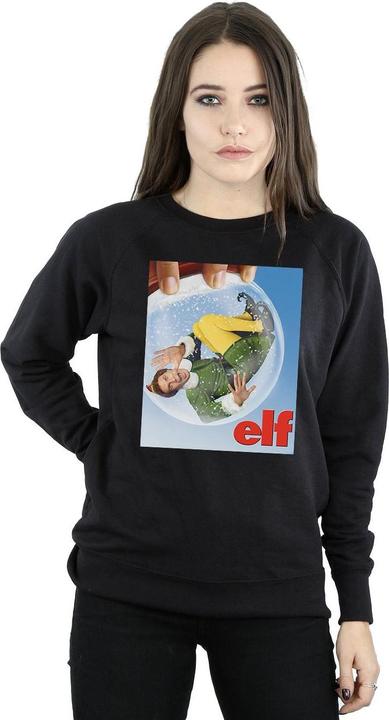 Actual product image Elf Womens/Ladies Snow Globe Poster Sweatshirt (XL)