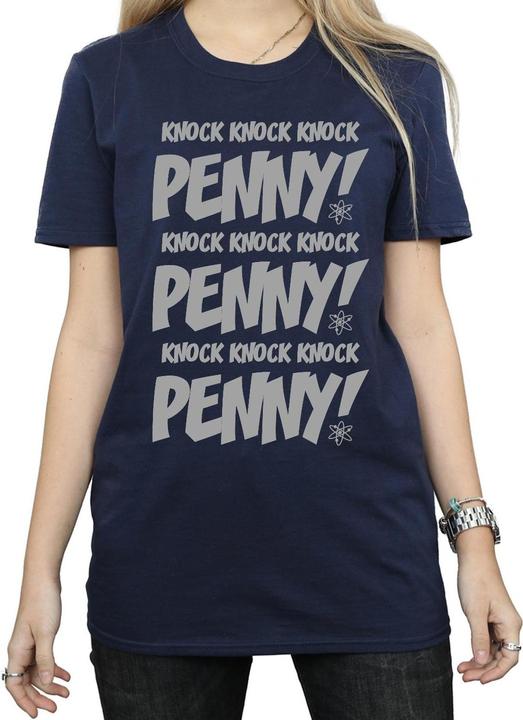 Actual product image Dam Womens/Ladies Knock Knock Penny Cotton Boyfriend T-Shirt (3XL)