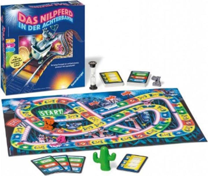 Immagine prodotto Ravensburger Gioco di salotto L'ippopotamo sulle montagne russe (Tedesco)