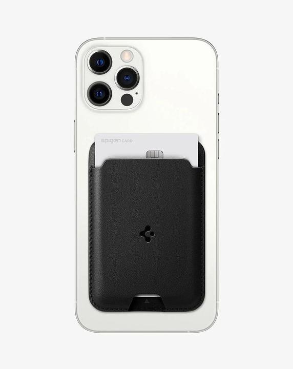 Immagine prodotto Spigen Valentinus MagSafe porta carte magnetiche universale nero (Apple iPhone SE (seconda generazione), Apple iPhone SE (terza generazione), Apple iPhone 12, Apple iPhone 13, Apple iPhone 14, Apple iPhone 15, Apple iPhone 16, Apple iPhone 12 Pro, Apple iPhone 14 Pro, Apple iPhone 13 Pro, Apple iPhone 15 Pro, Apple iPhone 16 Pro)