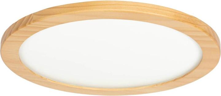 Actual product image Lucande Joren LED ceiling light round wood Ø 37.5cm (1310 lm)