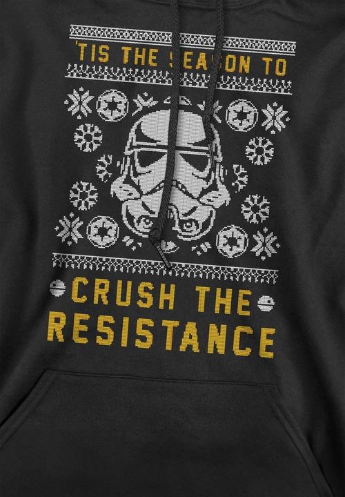 Produktbild Star Wars Crush The Resistance This Christmas Kapuzenpullover (L)