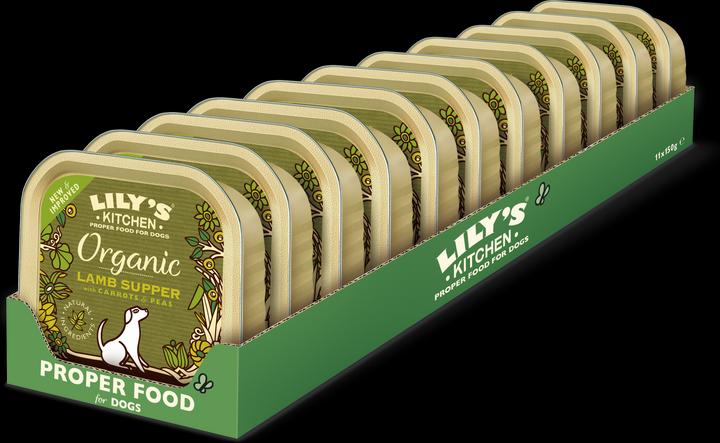 Produktbild Lily's Kitchen Organic Lamb Supper (Adult, Junior, Senior, 11 Stk., 1650 g)