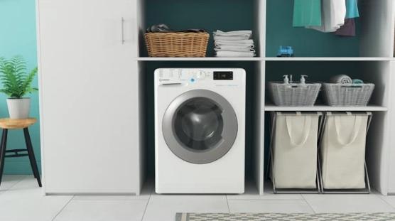Produktbild Indesit BWSE 71295X WSV EU Washing machine, Front Loading, Energy Class B, Capacity 7 kg, White (7 kg, Links, EU-Stecker)