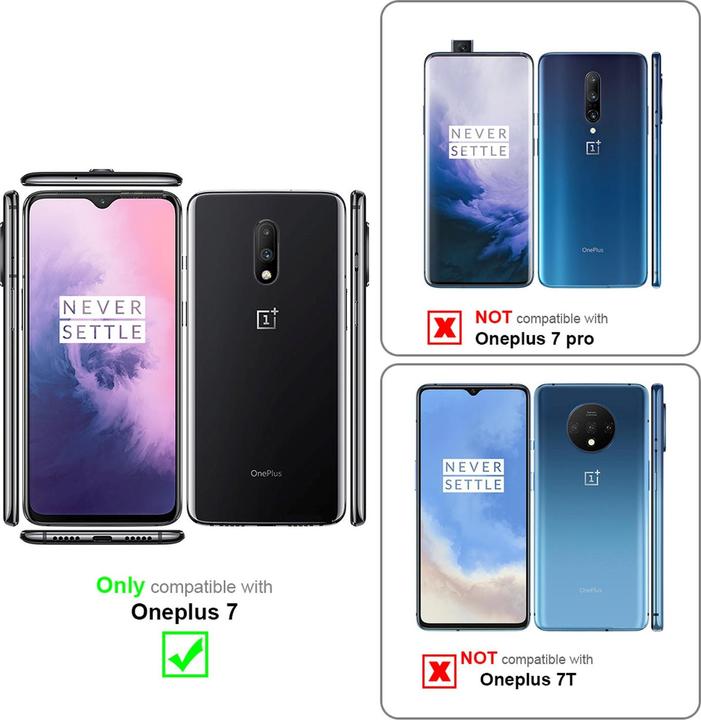 Produktbild Cadorabo Vollbild Displayschutzglas (3 Stück, OnePlus 7)