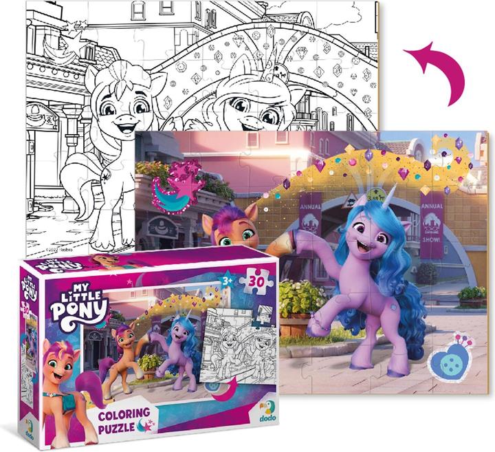 Image du produit Dodo A colorier 2en1 My Little Pony (30 pièces)