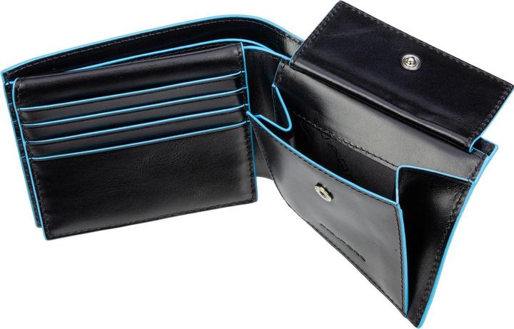 Image du produit Piquadro Blue Square - Portefeuille pour homme avec rabat, fenêtre d'identification et pochette à monnaie