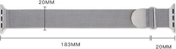Actual product image MU Classic Milanese Series metal bracelet (38 mm, 40 mm, 41 mm, Metal)