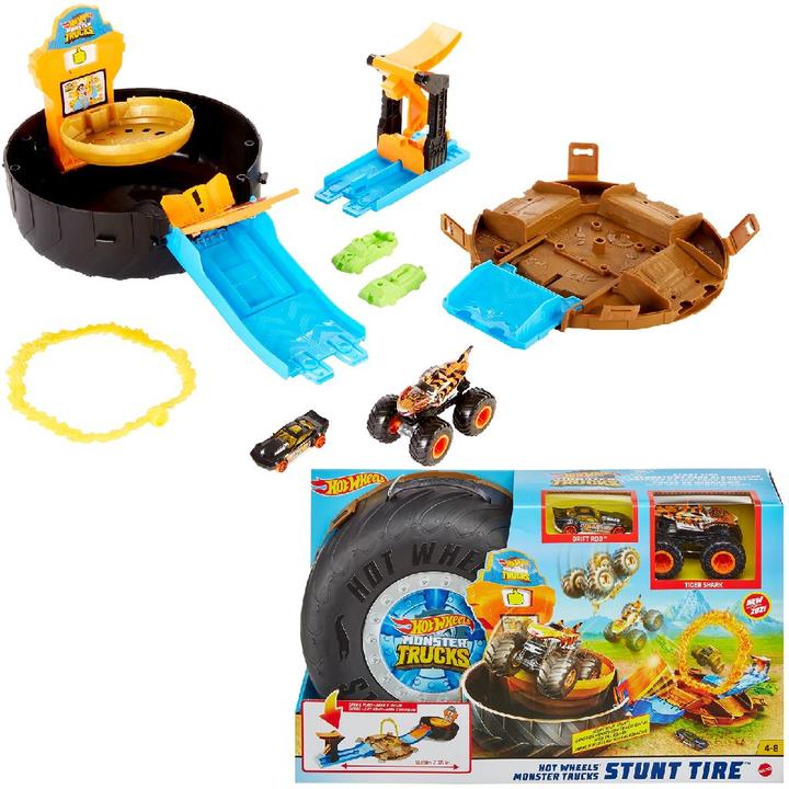 Produktbild Hot Wheels Monster Trucks - Stunt-Reifen-Spielset