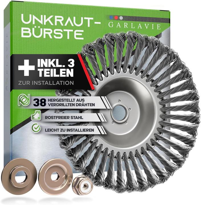 Produktbild Garlavie Unkrautbürste Freischneider (Rasentrimmer, Gartenmaschinen Aufsatz)