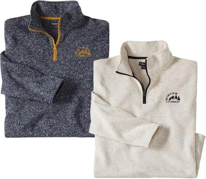 Image du produit Atlas For Men Top polaire tacheté pour hommes (lot de 2) (XL)