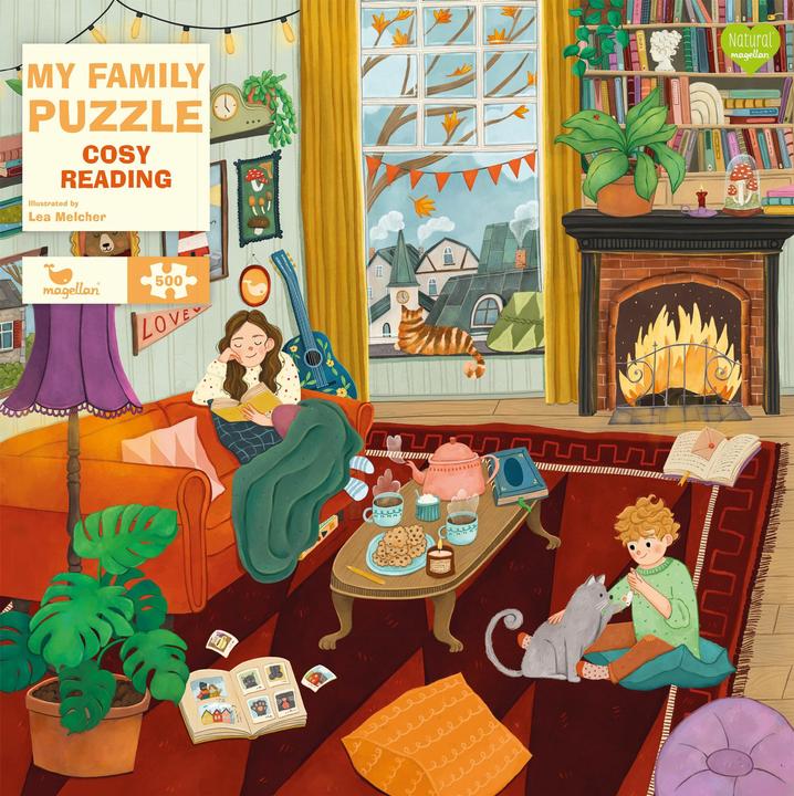 Actual product image My Family Puzzle - Cosy Reading (500 pieces)