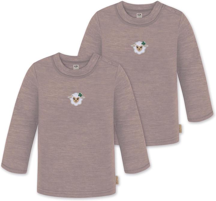 Image du produit Normani Lot de 2 manches longues bébé mérinos "Taupo" - 9465 (92)