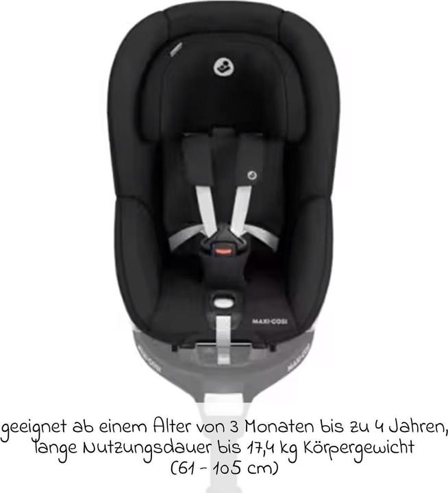 Image du produit Maxi-Cosi Reboarder Reboarder-Kindersitz Pearl 360 drehbar ab (Reboarder, Norme ECE R129/i-Size)