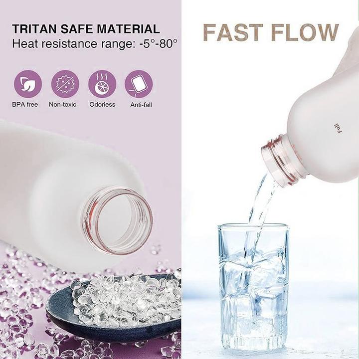 Image du produit ASMI Bouteille d'eau de 1 litre avec marqueurs de temps (1 l)