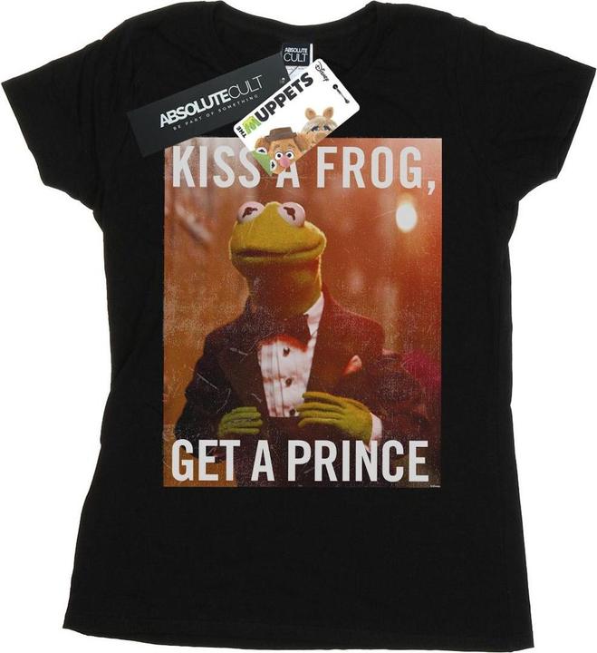 Immagine prodotto Disney The Muppets Kiss A Frog Get A Prince Maglietta Donna (L)