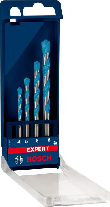 Actual product image Bosch Professional Zubehör EXPERT MultiConstruction CYL-9 drill bit set, 4/5/6/8 mm, 4 pcs. (4.00 mm, Ø 8.0 mm, 5.0 mm, 6.0 mm)