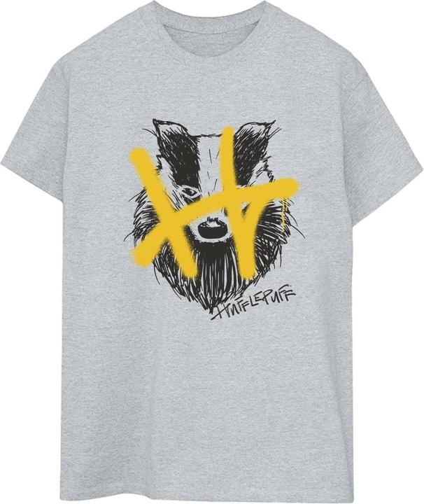 Immagine prodotto Hufflepuff Pop Spray Maglietta Ampia Donna (3XL)