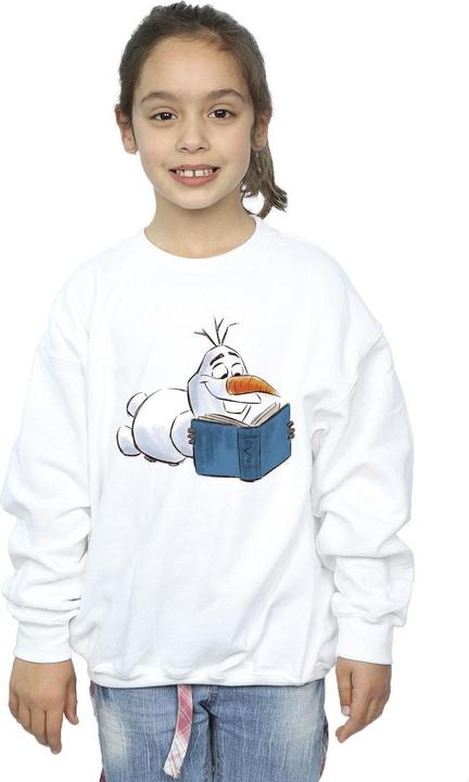 Image du produit Disney - Sweat FROZEN OLAF READING - Fille (152, 158)