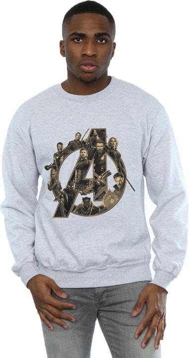 Immagine prodotto Avengers Infinity War Felpa Logo Uomo (3XL)