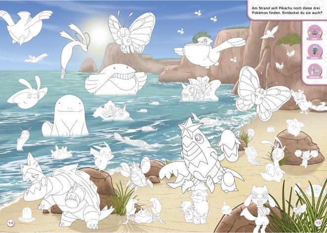 Image du produit Panini Pokémon Mon Grand Livre de Coloriage Objets Cachés - Pikachu et ses amis